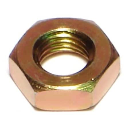Midwest Fastener Lock Nut, M10-1.25, Steel, Class 8, Yellow Zinc, 10 PK 76067